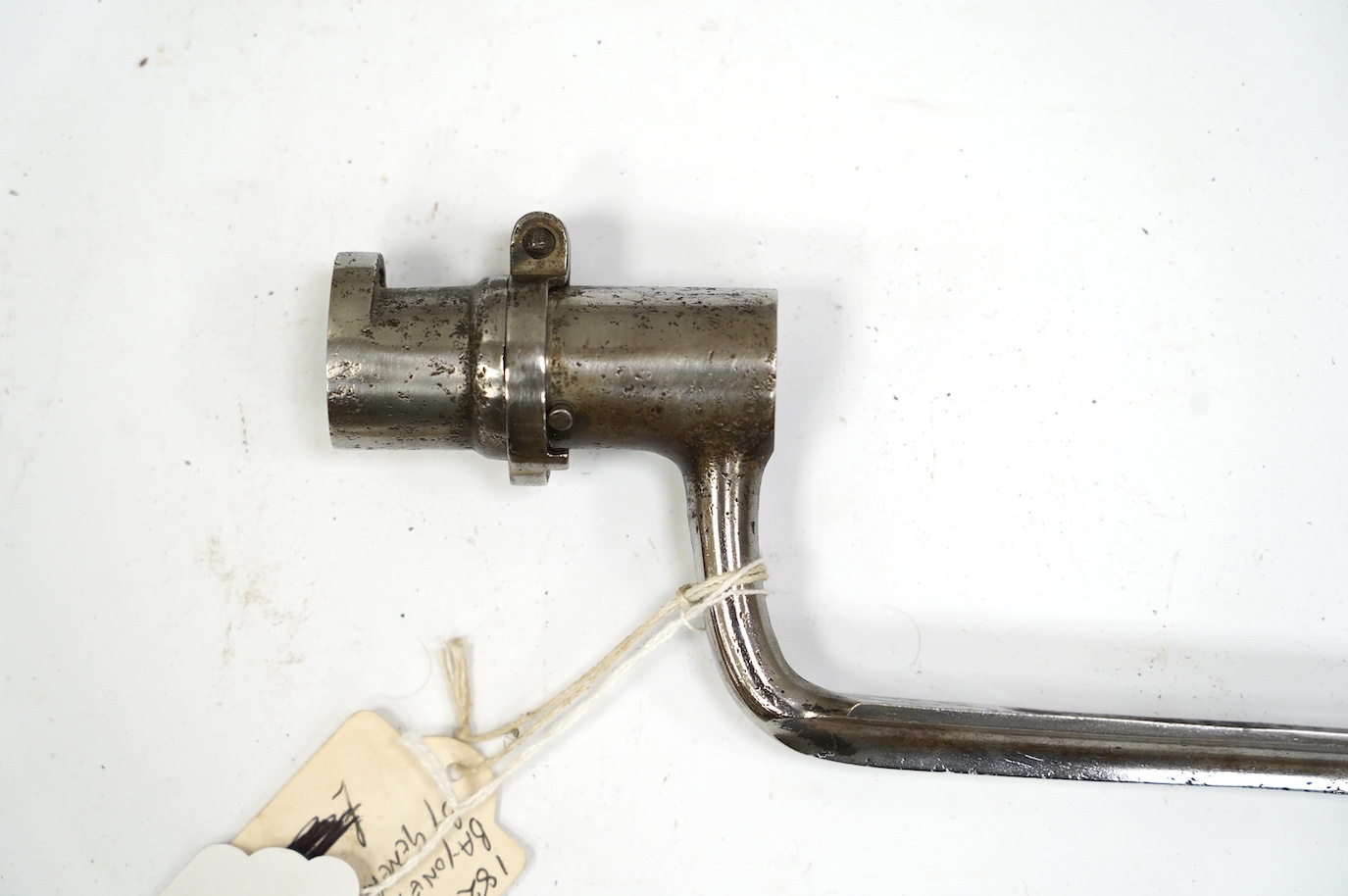 A triangular socket bayonet. Condition - poor